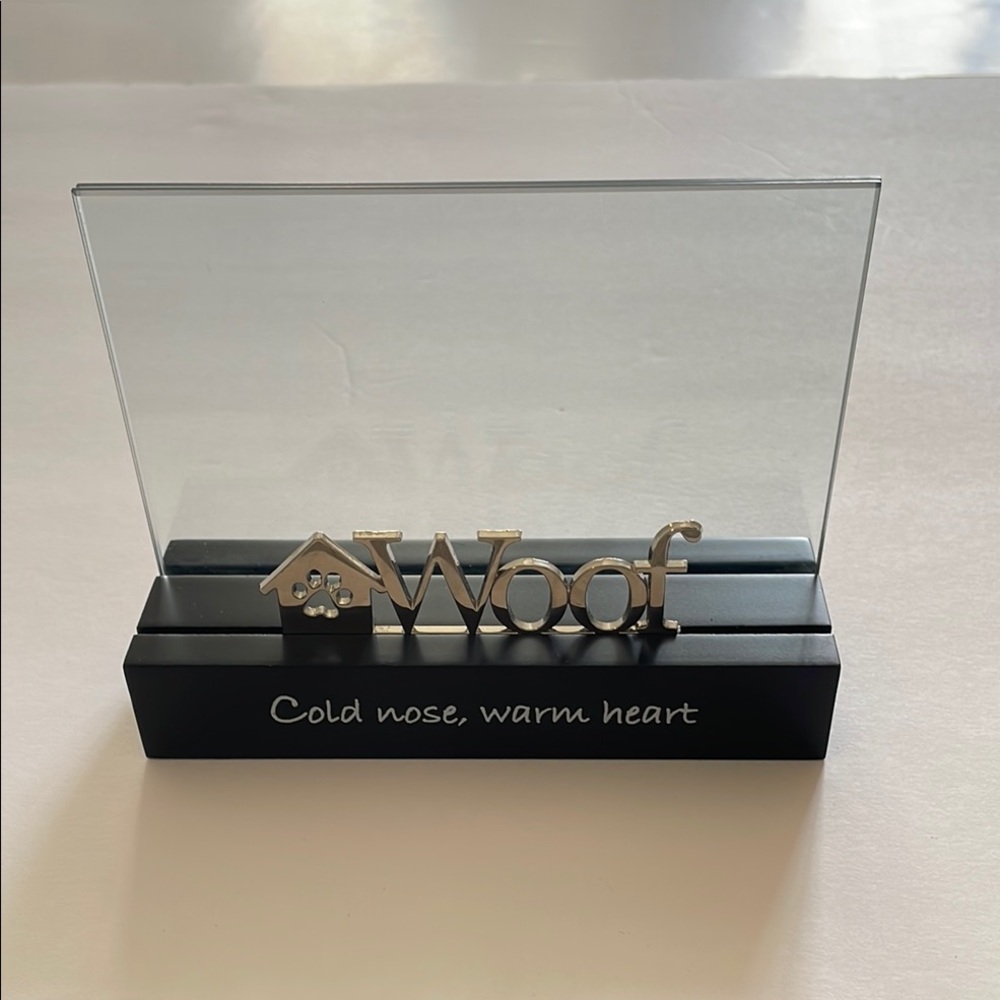 Malden Silver‎ 'Woof' Glass Picture Frame